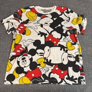 Disney Mickey Mouse Graphic Tee‎ - Red, Yellow, Black, White